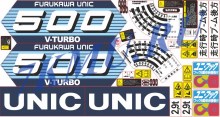 Комплект наклеек для манипулятора Unic UR500